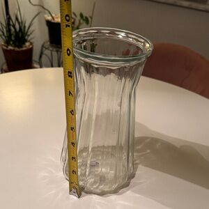 Elegant Clear Glass Vase